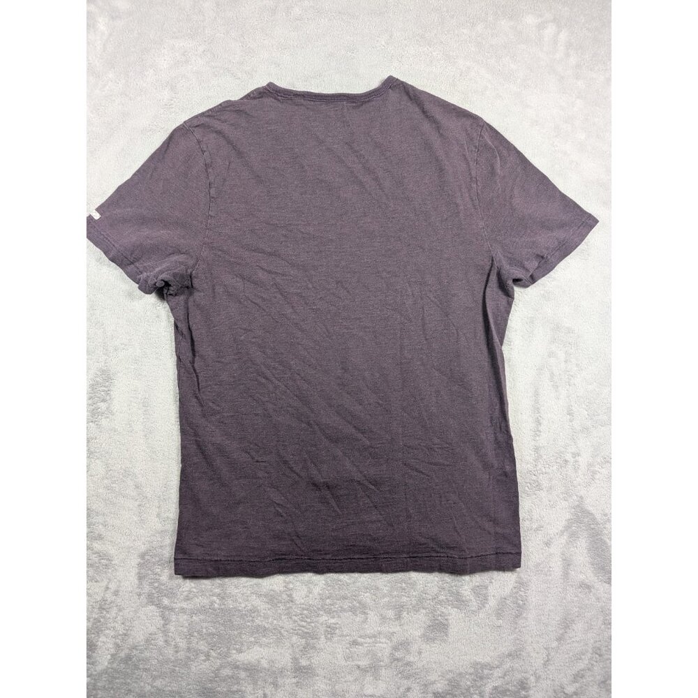 An Original Penguin T Shirt Mens Size Large Purple V Neck Pocket Soft Casual - Picture 7 of 7